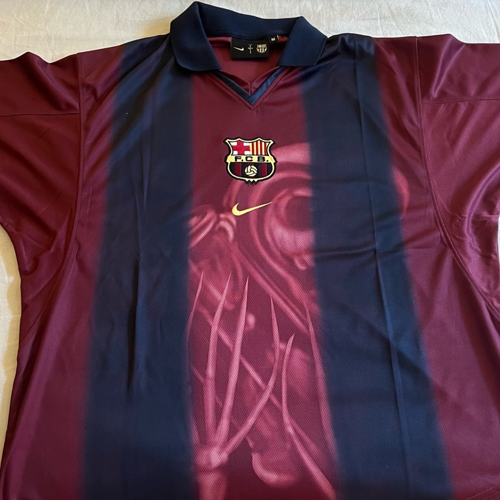 Nike Barcelona Retro 2000/01 Travis Scott Home Skeleton Jersey